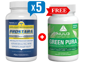 BUY 5 BOTTLES OF PROSTARA + FREE GREENPURA BOTTLE